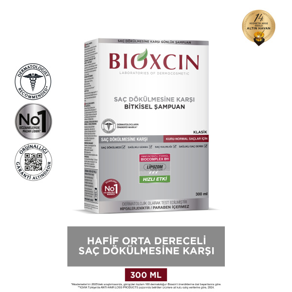 Bioxcin Genesis Kuru ve Normal Saçlar İçin Şampuan 300ml - 2