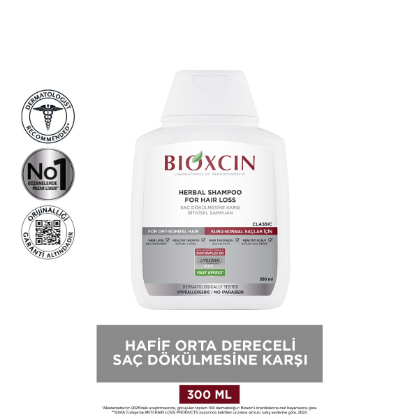Bioxcin Genesis Kuru ve Normal Saçlar İçin Şampuan 300ml - 3