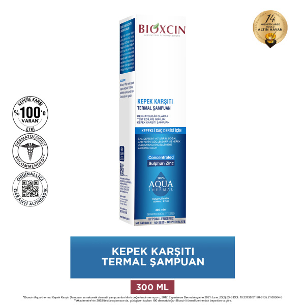 Bioxcin Kepek Karşıtı Termal Şampuan 300ml - 3