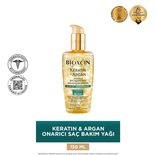 Bioxcin Keratin & Argan Onarıcı Bakım Yağı 150ml - 2