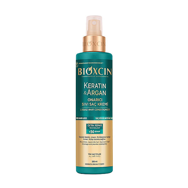 Bioxcin Keratin & Argan Onarıcı Sıvı Saç Kremi 200 ml - 1