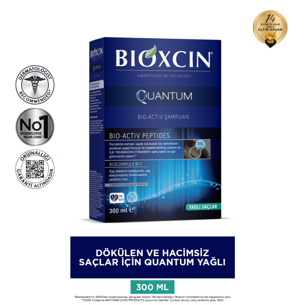 Bioxcin Quantum Yağlı Saçlar İçin Şampuan 300ml - 2