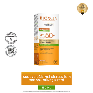 Bioxcin Sun Care Çok Yüksek Korumalı Akneye Eğilimli Ciltler İçin Güneş Kremi SPF50+ 150ml - 2