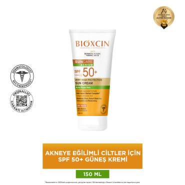 Bioxcin Sun Care Çok Yüksek Korumalı Akneye Eğilimli Ciltler İçin Güneş Kremi SPF50+ 150ml - 3