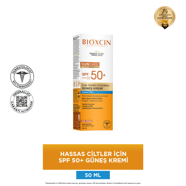 Bioxcin Sun Care Çok Yüksek Korumalı Hassas Ciltler İçin Güneş Kremi SPF50+ 50ml - 2