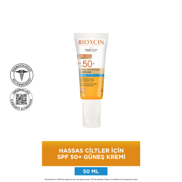 Bioxcin Sun Care Çok Yüksek Korumalı Hassas Ciltler İçin Güneş Kremi SPF50+ 50ml - 3