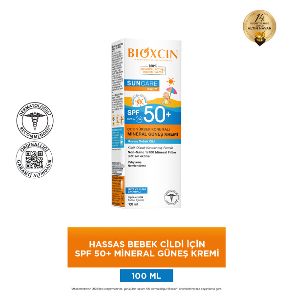 Bioxcin Suncare Baby Çok Yüksek Korumalı Mineral Güneş Kremi SPF50+ 100ml - 2