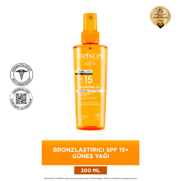 Bioxcin Suncare Bronzlaştırıcı Güneş Yağı SPF15 200ml - 2