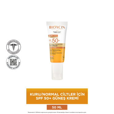 Bioxcin Suncare Kuru ve Normal Ciltler İçin Güneş Kremi SPF50+ 50ml - 3