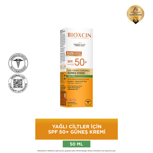 Bioxcin Suncare Yağlı Ciltler İçin Güneş Kremi SPF50+ 50ml - 2