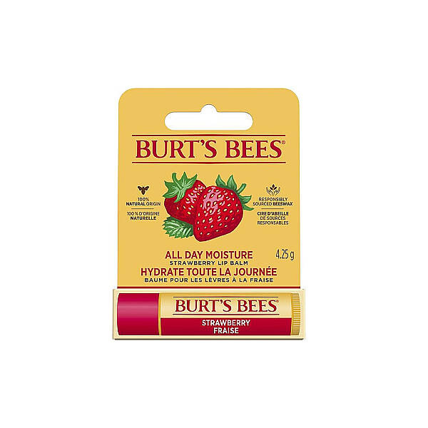 Burt's Bees Strawberry Lip Balm - Çilek Aromalı Dudak Bakım Kremi 4.25 g - 1
