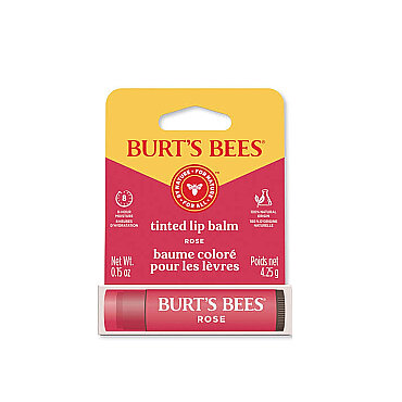 Burt's Bees Tinted Lip Balm Rose - Renkli Dudak Bakım Kremi Kırmızı 4.25 g - Burts Bees