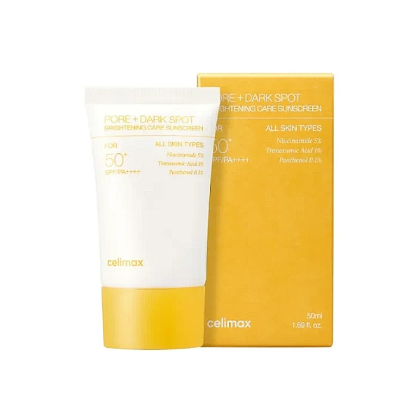 Celimax Pore+Dark Spot Brightening / Leke Karşıtı Güneş Kremi SPF50+PA++++ 50ml - 1