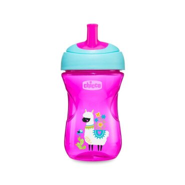 Chicco Advanced Cup İleri Seviye Bardak 266ml 12Ay+ Pembe Lama - Chicco