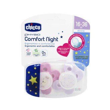 Chicco Emzik Physio Comfort Kız 2'li Silikon 16-36 Ay - Chicco