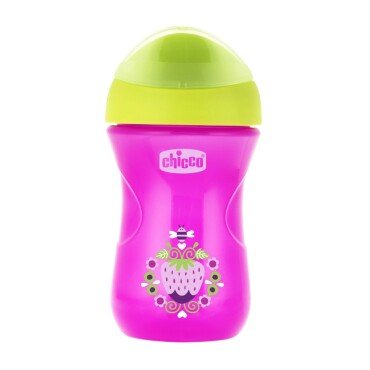 Chicco İleri Seviye Bardak 12 Ay+ Pembe Çiçekli 266ml - Chicco