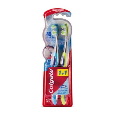 Colgate 360 Interdental Diş Fırçası 1+1 Orta - Colgate