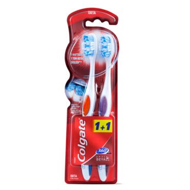 Colgate 360 Optic White 1+1 Diş Fırçası Orta - Colgate