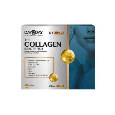 Day2Day The Collagen Beauty Fish 30 Saşe X 7g - Day2Day