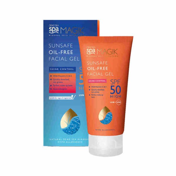 Dead Sea Spa Magik Sunsafe Oil-Free SPF50 Facial Gel 50ml - 1
