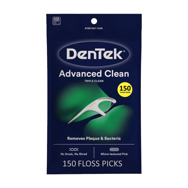 DenTek Advanced Clean 150 Floss Picks - Diş İpi - 1