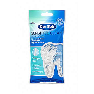 Dentek Sensitive Clean Floss Picks - Diş İpi 40 Ad - DenTek