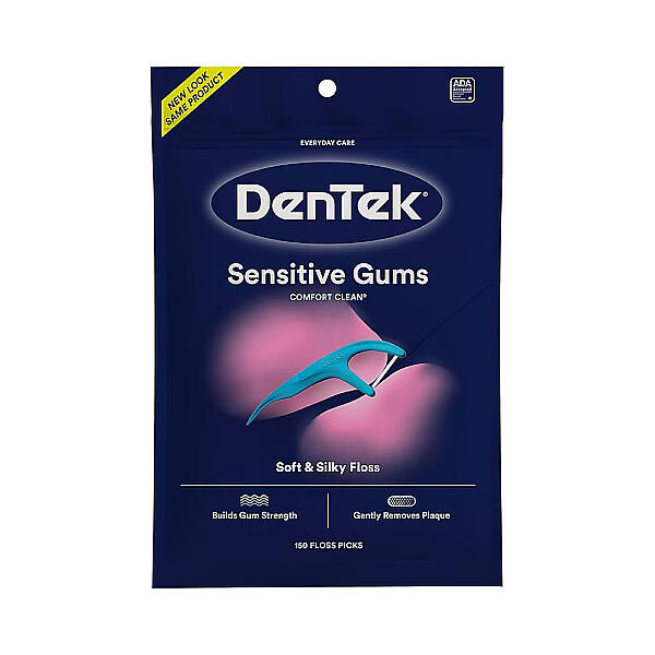 DenTek Sensitive Gums 150 Floss Picks - Diş İpi - 1