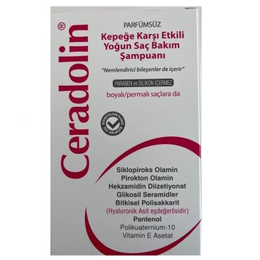 Dermadolin Ceradolin Kepek Karşıtı Yoğun Saç Bakım şampuanı 300ml - Dermadolin