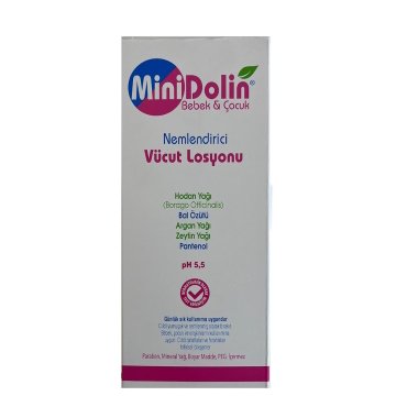 Dermadolin Minidolin Bebek ve Çocuk Nemlendirici Vücut losyonu 250ml - Dermadolin