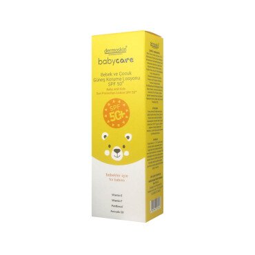 Dermoskin Babycare Bebek ve Çocuk Güneş Koruma Losyonu SPF50+ 100ml - Dermoskin
