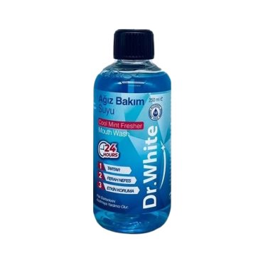 Dr. White Cool Mint Fresher Ağız Bakım Suyu 250 ml - Dr. White