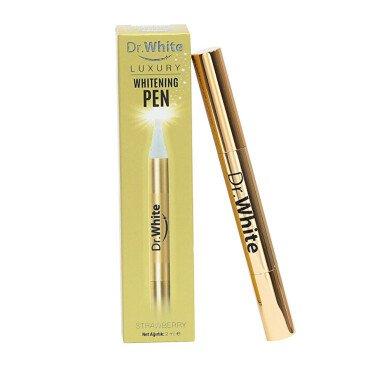 Dr. White Luxury Whitening Pen Strawberry Diş Beyazlatma Kalemi 2 ml - Dr. White