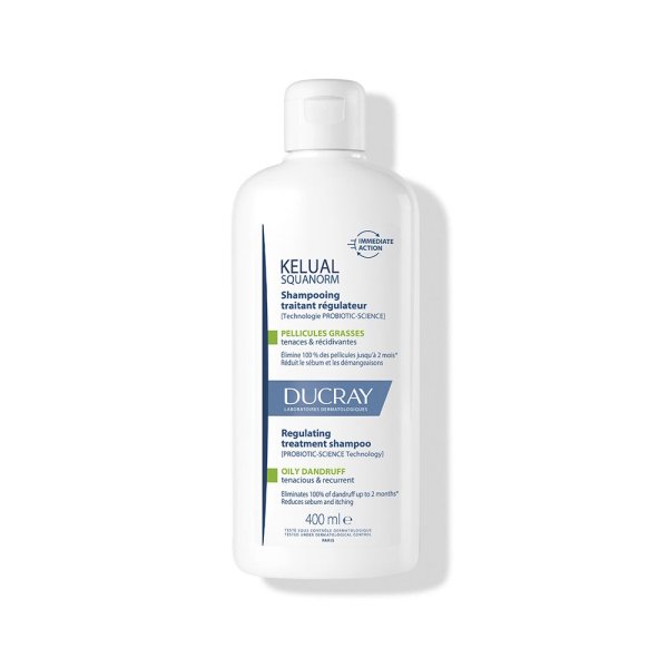 Ducray Kelual Squanorm Yağlı Saçlar İçin Dengeleyici Etkili Şampuan 400 ml - 1