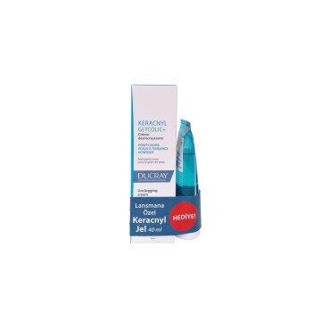 Ducray Keracnyl Glycolic+ Cream 30 ml + Keracnyl Jel 40ml Hediye - Ducray