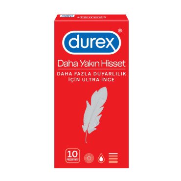 Durex Daha Yakın Hisset Prezervatif 10 Adet - Durex