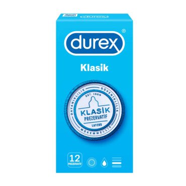 Durex Klasik Prezervatif 12 Adet - Durex