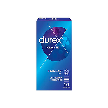 Durex Klasik Standart Fit 10 Adet Prezervatif - Durex