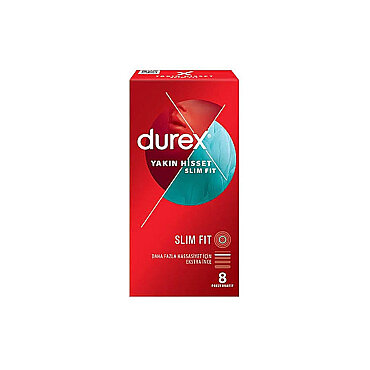 Durex Yakın Hisset Slim Fit 8 Adet - Durex