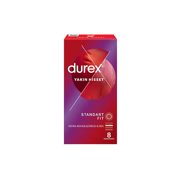 Durex Yakın Hisset Standart Fit 8 Adet - 1