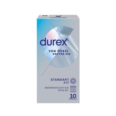 Durex Yok Ötesi Ekstra His Standart Fit 10 Adet - Durex