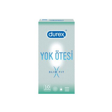 Durex Yok Ötesi Slim Fit Prezervatif 10 Adet - Durex