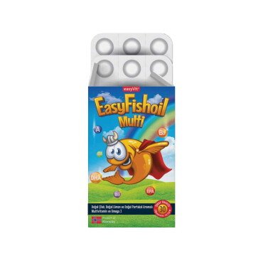 EasyFishoil Multi 30 Çiğnenebilir Jel Form - Easyvit