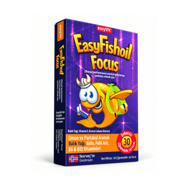 EasyFishoil Q 30 Çiğnenebilir Jel Form - Easyvit