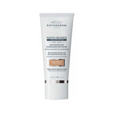Institut Esthederm Photo Reverse Tinted Medium Beige 50 ml – Leke ve Ton Eşitlemeye Yardımcı Güneş Koruyucu Krem - Esthederm