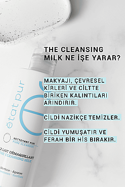 Etat Pur Cleansing Milk Makyaj Temizleme Sütü 200ml - 6