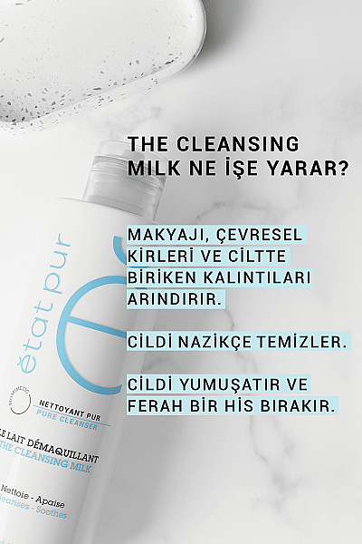 Etat Pur Cleansing Milk Makyaj Temizleme Sütü 200ml - 6