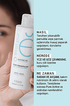 Etat Pur Cleansing Milk Makyaj Temizleme Sütü 200ml - 7
