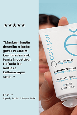 Etat Pur Express Purifying Mask Arındırıcı Yüz Maskesi 50 ml - 4
