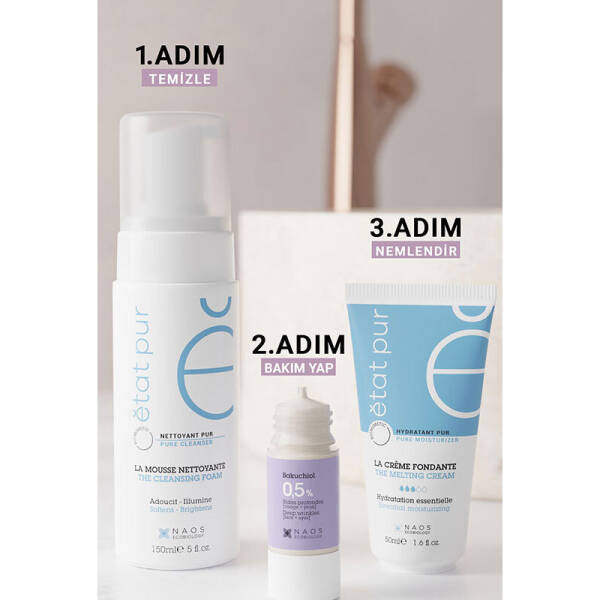 Etat Pur Pure Active Bakuchiol Kırışıklık Karşıtı Bitkisel Retinol Alternatifi Konsantre Bakım Serumu 15 ml - 8