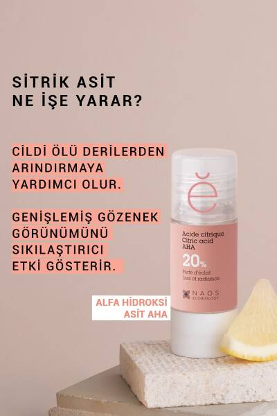 Etat Pur Pure Active Sitrik Asit %26 Gözenek Sıkılaştırıcı Saf Konsantre Bakım 15 ml - 7